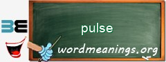 WordMeaning blackboard for pulse